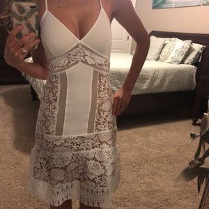 NEVER WORN French Connection Lace Floral Dress